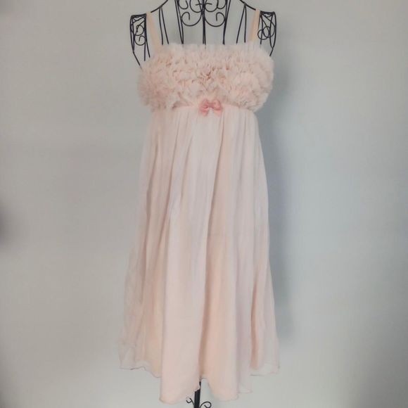 Frilly Japanese Bloomer Pink Coquette Slip - Picture 1 of 3